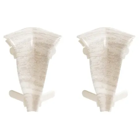 Уголок для плинтуса внутренний Pro Дом «Дуб Молочный» высота 55 мм 2 шт. уголок 135 градусов высота 150 дуб ниагара 19 1302 35