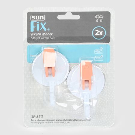 Крючок на присоске Sun Plastik 4,5х5х3 см 2 шт курносики тарелка 17308 на присоске