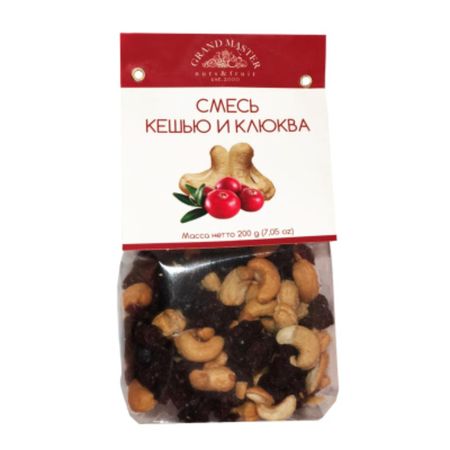 Смесь клюква-кешью Grand Master 200 г для dodge durango jeep grand cherokee 2011 2018 смесь двери привод шестерни обогреватель hvac 2 шт 926 133 68214880 аа