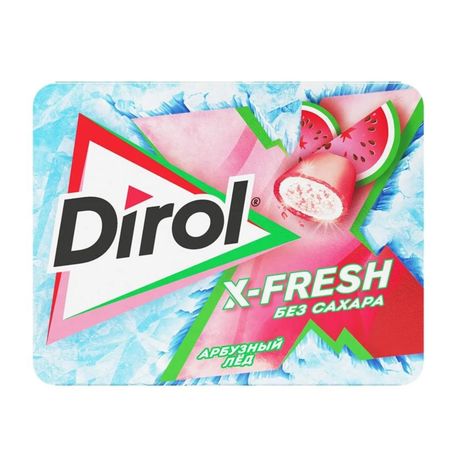 Резинка жевательная Dirol x-fresh арбузная свежесть, 16 г живица смолка жевательная с прополисом 5