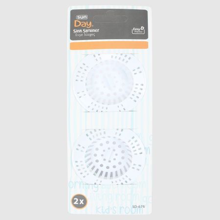 Фильтр для раковины Sun Plastik маленький пластиковый 7х7х1 см 2 шт в ассортименте сетчатый фильтр для раковины meijuner