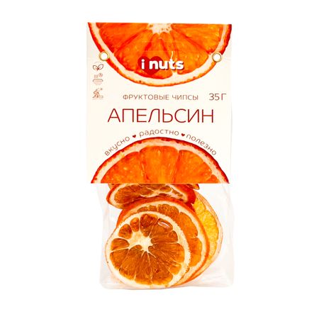 Чипсы апельсиновые iNutz 35 г чипсы картофельные lay s сыр 70 г