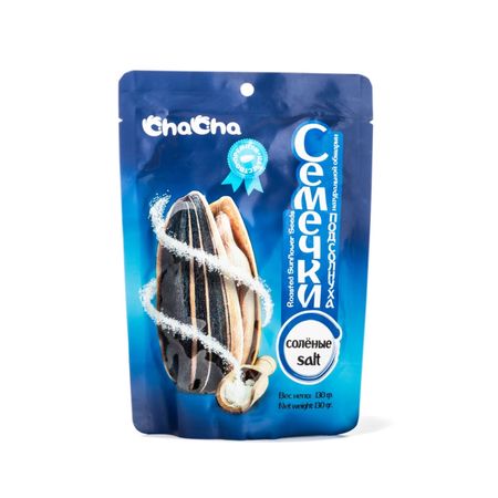 Семечки подсолнечные ChaCha с солью 130 г семечки подсолнечные семушка очищенные 150 г