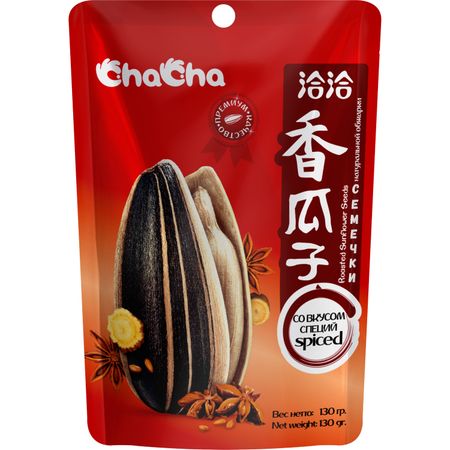 Семечки подсолнечные ChaCha со специями 130 г семечки подсолнечные семушка очищенные 150 г
