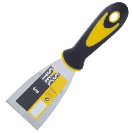 Шпатель Systec 60 мм, нержавеющая сталь, двухкомпонентная ручка шпатель hardy n71 деревянная ручка нержавеющая   8 см