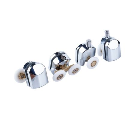 Комплект роликов для двери Iddis Optima Home d23 мм стекло 5-6 мм двойные/одинарные эксцентриковые хром комплект роликов ofelis для душевой кабины одинарные 4шт