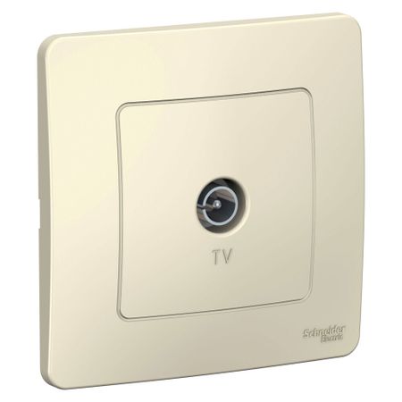 Розетка телевизионная Systeme Electric Blanca встраиваемая молочная (BLNTS000012)