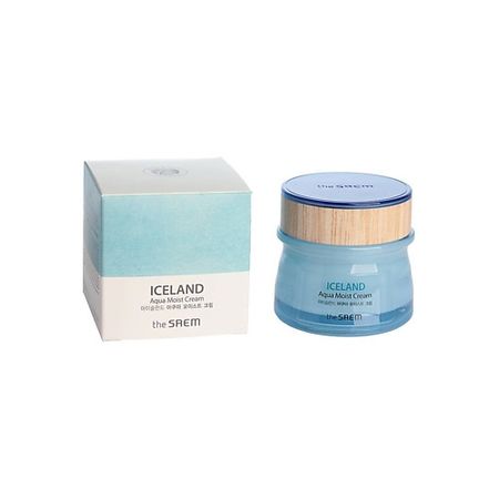 Крем для лица THE SAEM Крем для лица увлажняющий Iceland Aqua Moist Cream