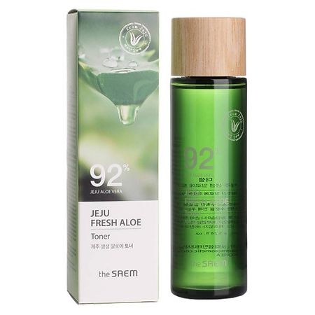 Тонер для лица THE SAEM Тонер увлажняющий с алоэ Jeju Fresh Aloe