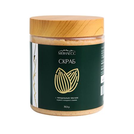 Скраб для тела МОНЛЕСС Скраб для тела на миндальном масле филе сельди раптика в масле 230 г