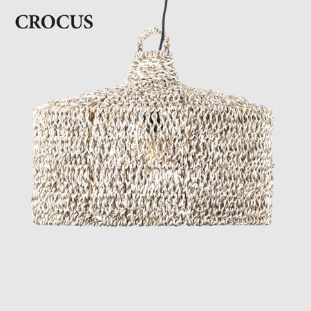 Светильник Crocus kubah seagrass-sintetis