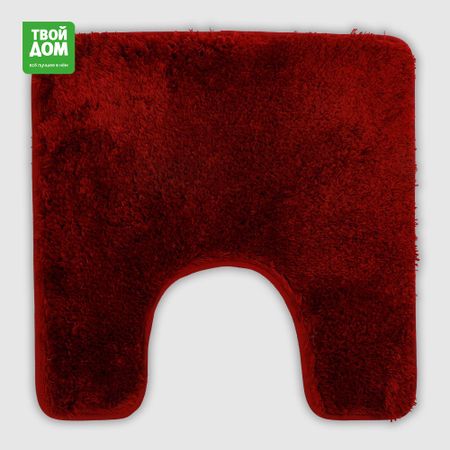 Коврик для туалета Твой Дом красный 50х50 см рождественский коврик красный санта клаус