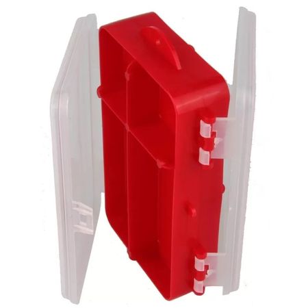 Коробка для оснастки Helios красная 14х8х4 см красная бархатная коробка для колец generic