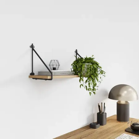 Утилитарный кронштейн Флорида 4x26 см нагрузка до 20 кг цвет черный