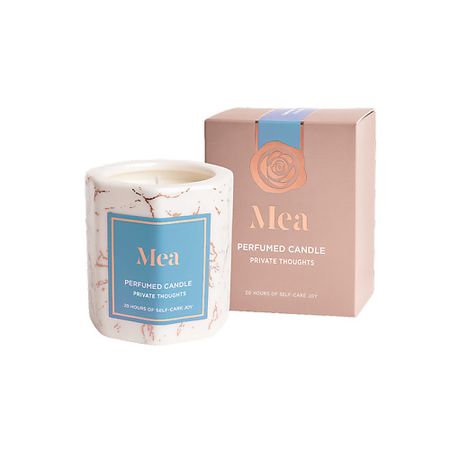 Свеча ароматическая MEA Мраморная парфюмированная свеча 