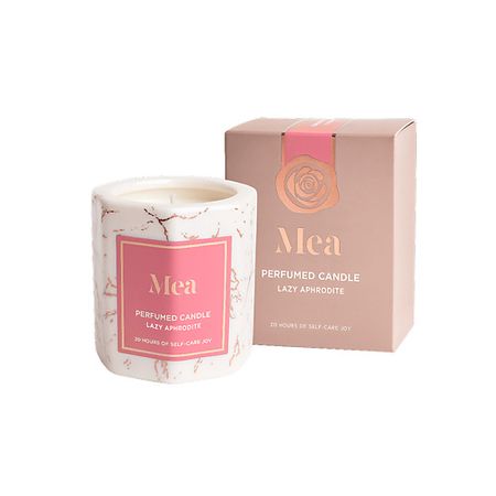 Свеча ароматическая MEA Мраморная парфюмированная свеча 