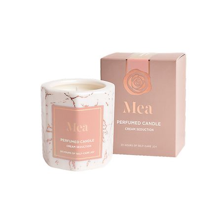 Свеча ароматическая MEA Мраморная парфюмированная свеча 