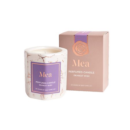 Свеча ароматическая MEA Мраморная парфюмированная свеча 