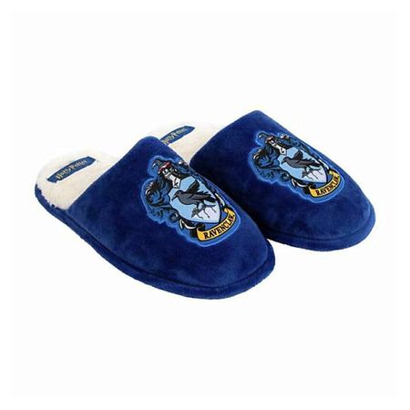 Тапочки HARRY POTTER Домашние тапочки Harry Potter Ravenclaw Синий флисовые носки тапочки с изображением лося feliz navidad
