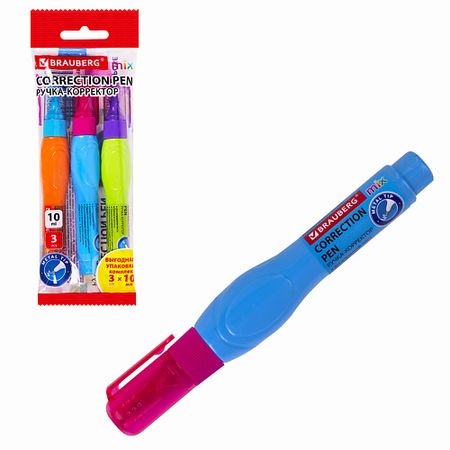 Ручка-корректор BRAUBERG Ручка-корректор 10 мл корректор для письма children writing pencil for grips