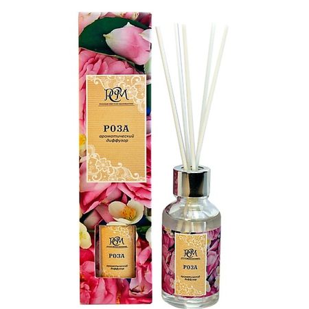 Аромадиффузор РУССКАЯ СВЕЧНАЯ МАНУФАКТУРА Арома диффузор РОЗА водка русская валюта россия 0 25 л