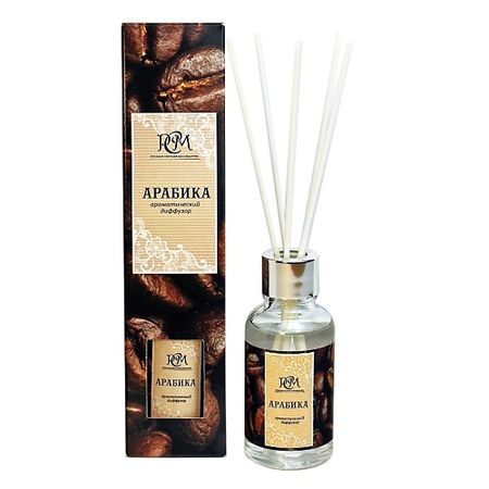 Аромадиффузор РУССКАЯ СВЕЧНАЯ МАНУФАКТУРА Арома диффузор АРАБИКА водка русская валюта россия 0 25 л