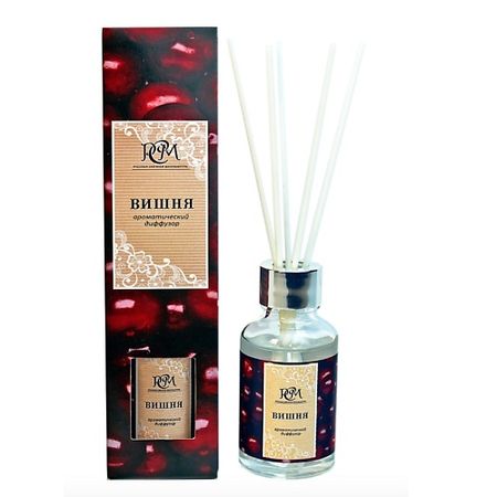 Аромадиффузор РУССКАЯ СВЕЧНАЯ МАНУФАКТУРА Арома диффузор ВИШНЯ водка русская валюта россия 0 25 л