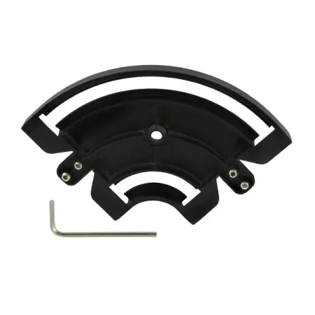 Соединитель поворотный для карниза двухрядный KREAFORTA Pro универсальный металл цвет черный