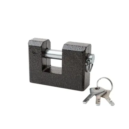 Навесной замок с ключом Абсолют 90x65 мм