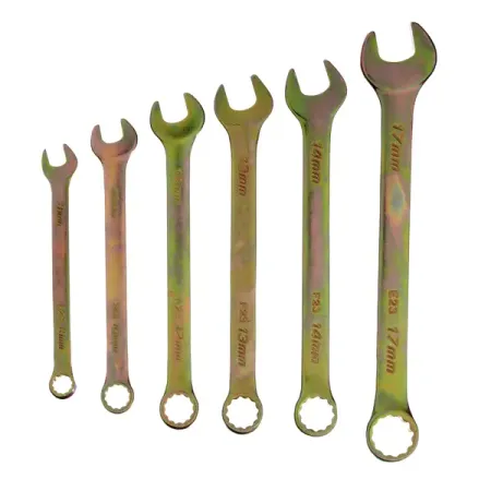 Набор ключей комбинированных Сибртех 15437 8-17 мм, 6 шт. крючок для ключей в виде собачьего хвоста