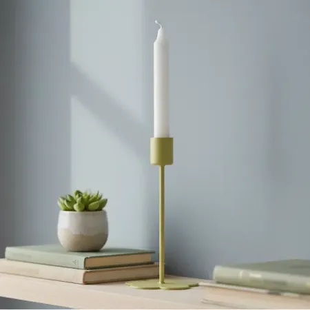 Подсвечник 15 см железо цвет бежевый позолоченный ортодоксовый подсвечник htisok