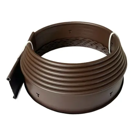 Бордюрная лента Gidrolica 1000 см h15 см цвет коричневый
