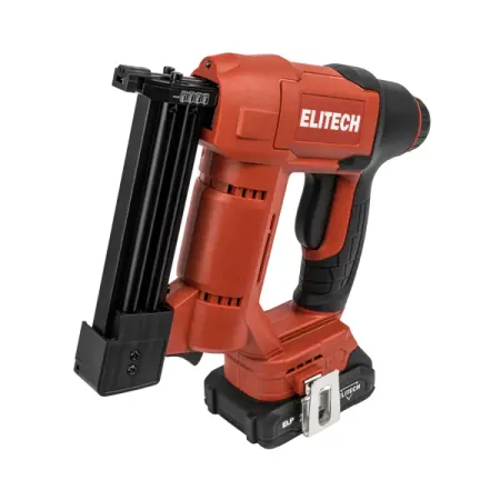 Пистолет гвоздезабивной аккумуляторный по дереву Elitech 2032Л, 20 В Li-Ion 2 Ач 18GA комплект расходных материалов для лазера reflar