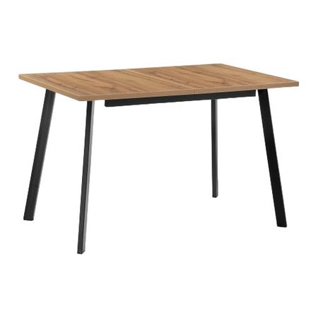 Стол кухонный раздвижной прямоугольный 1,2х0,75 м дуб вотан/черный Колон Лофт (489606) подстолье для стола prosmith лофт 850мм