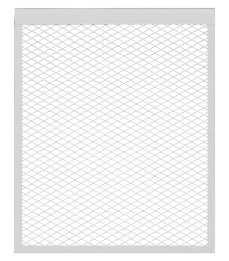 Экран декоративный металлический Evecs ДМЭР 610х490 мм белый 5-ти секционный hikvision ds kv9503 wbe1 металлический wifi распознавание лиц ip дверная станция для виллы poe ds kh6350 wte1 беспроводной экран внутреннего монитора