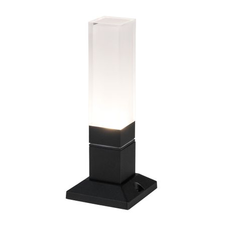 Светильник светодиодный садово-парковый Elektrostandard Techno черный 250 мм 4000К 5 Вт IP54 (a052858) новый тактический фонарик sofirn sk30 2800lm sft70 светодиодный светильник 6500k 21700 usb c перезаряжаемый фонарь с двойным переключателем