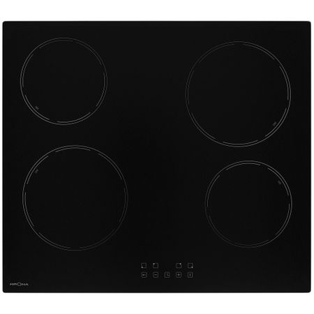 Варочная панель электрическая Krona Edel 60 BL TK 4 конфорки черная варочная панель индукционная krona genesis max 60 bl 4 конфорки