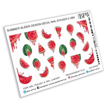 Слайдеры BPW.STYLE Слайдер-дизайн Арбузы