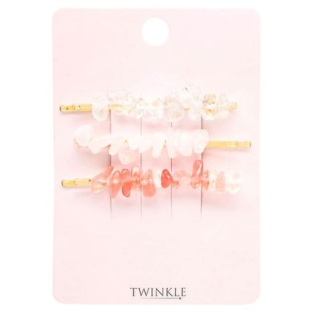 Набор заколок для волос TWINKLE Заколки-невидимки для волос HATURAL QUARTZ PINK коленчатый вал для скутера piaggio diesis fly free 50 liberty nrg mc3 power dt ntt 50 quartz 50cc 2 stroke 4316255