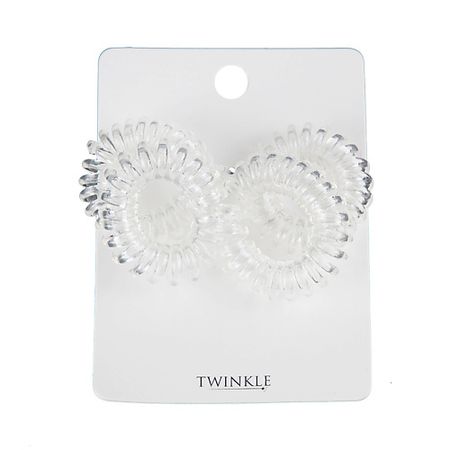 Набор резинок для волос TWINKLE Силиконовые резинки для волос Transparent силиконовые крышки для бутылок