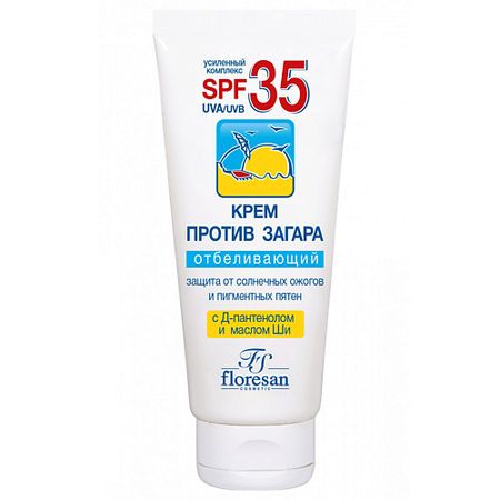 Крем для загара FLORESAN Крем против загара отбеливающий от солнечных ожогов SPF 35 плавкие предохранители earuelectric eapv 32 для солнечных систем 1000в 1500в 20 25 30а