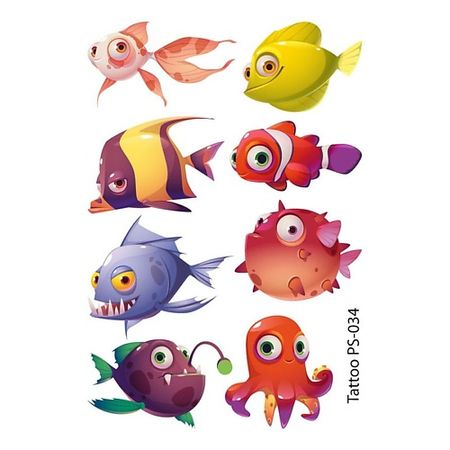 Наклейки для тела ПОЛИСФЕРА Временная переводная татуировка Tattoo PS-034 earlfamily naked loli full of tattoo автомобильные наклейки аниме nsfw девушка автомобильные аксессуары наклейка jdm сексуальная наклейка украшение