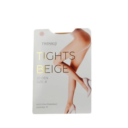 Колготки TWINKLE Колготки Tights 20 DEN Beige колготки компрессионные би велл b well jw 321 натуральн 2 класс компр р 2