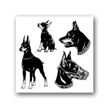 Тату TATTS Переводная тату 10*10см (для взрослых и детей)