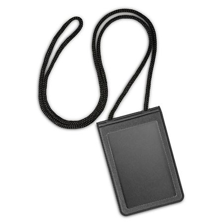 Бейдж FLEXPOCKET Бейдж из экокожи для пропуска на шнурке, с магнитным замком