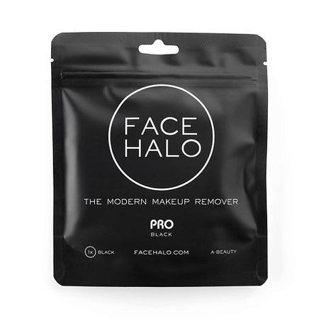 Спонж для лица FACE HALO Диск многоразовый для снятия макияжа чёрный многоразовый игольчатый клей аппликатор 5 10 20 30 50 100 мл