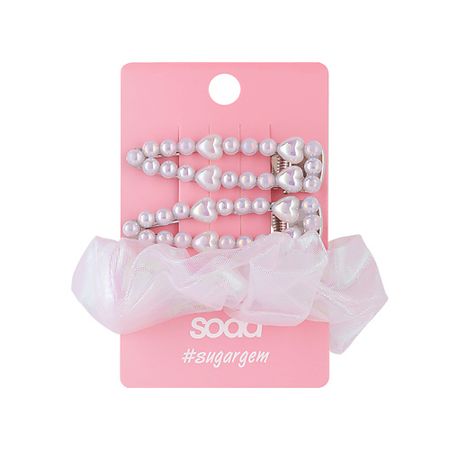 Набор аксессуаров для волос SODA Набор аксессуаров для волос Holo Pearl