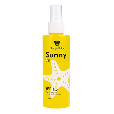 Масло для загара HOLLY POLLY Масло-Спрей активатор загара Sunny SPF 15 умный keyyou 3 4btn для nissan sunny altima maxima murano versa teana infiniti g35 g37