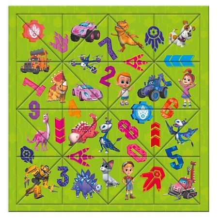 Настольная игра ГЕОДОМ Головоломка с дополненной реальностью Турбозавры