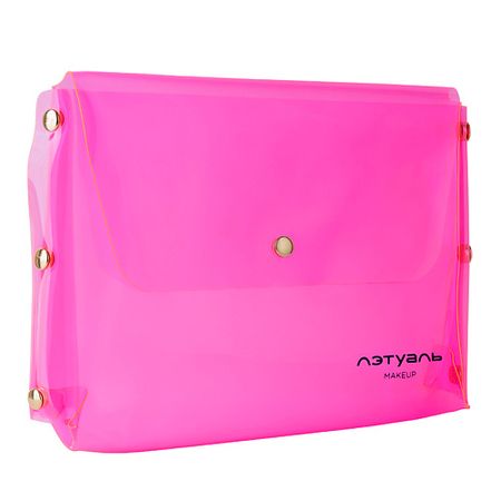 Косметичка ЛЭТУАЛЬ Косметичка неоновая розовая открытая неоновая вывеска с котом